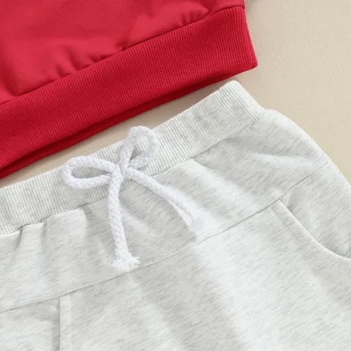 Miniatura 6 de YINGISFITM Conjunto de sudadera con estampado para bebé y niña, sudadera larga para otoño e invierno