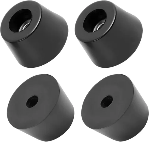 Miniatura 10 de METALLIXITY Pies de goma para parachoques (0.827 x 0.472 in/0.83 x 0.47 pulgadas), 4 unidades, almohadillas redondas para patas protectoras de suelo