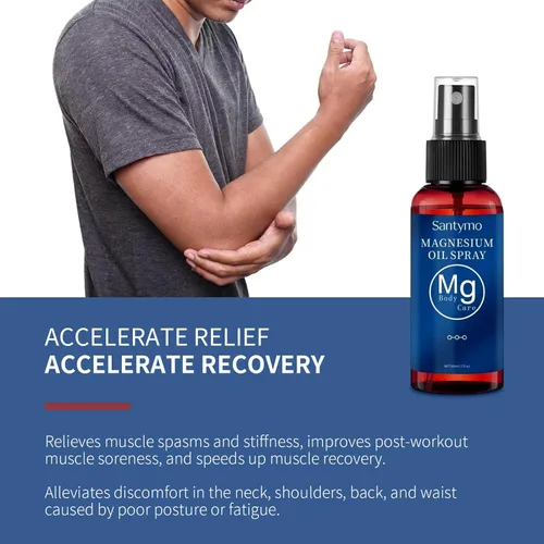 Miniatura 4 de Spray de aceite USP de magnesio de alta pureza con lavanda, cloruro de magnesio puro de fuerza para recuperación muscular, mejor sueño, alivio
