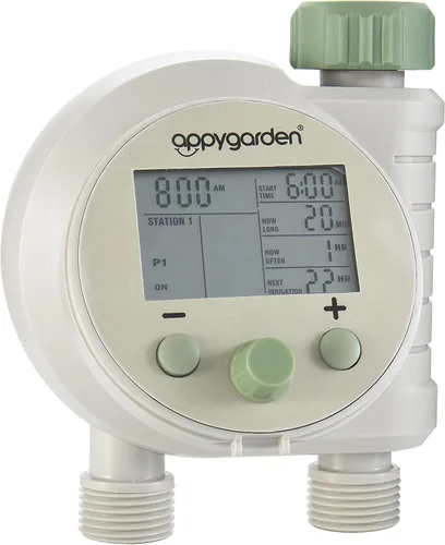Miniatura 3 de Appy Garden Edge 2 Plus Temporizador automático programable para grifo de manguera de rociador (doble puerto)
