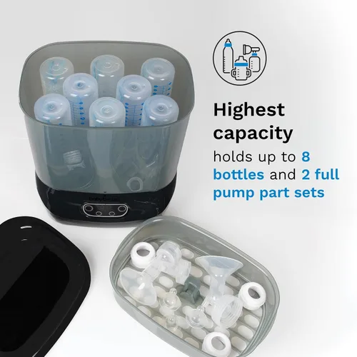 Miniatura 3 de Baby Brezza Esterilizador y secadora de botellas avanzado, 33% más rápido, desinfectante de vapor de mayor capacidad, máquina de esterilización