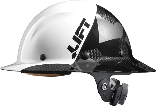 LIFT SAFETY Dax Carbon Fiber Full Brim Hard Hat | Safety/Construction Helmet w/ 6 Point Suspension for Comfort & Impact Protection camuflaje