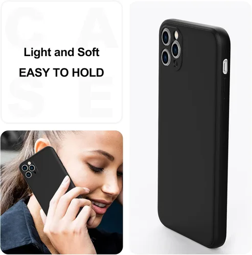 Miniatura 7 de Funda para Samsung Galaxy S22 Ultra, funda delgada de silicona líquida, a prueba de golpes, funda delgada para Samsung Galaxy S22 Ultra, funda Negro