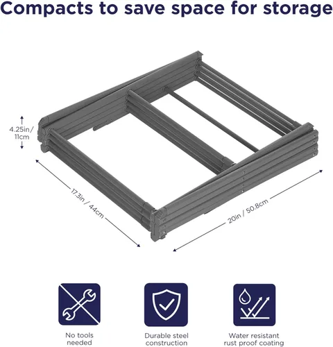 Miniatura 3 de BLACK+DECKER Escurridor de ropa plegable expandible de 4 niveles, altura telescópica, secadora de aire plegable que ahorra espacio para toallas