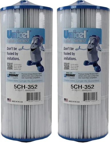 Miniatura 7 de Unicel 5CH-352 Cartucho de filtro de spa de bañera de hidromasaje de reemplazo de medios de 35 pies cuadrados con 151 pliegues