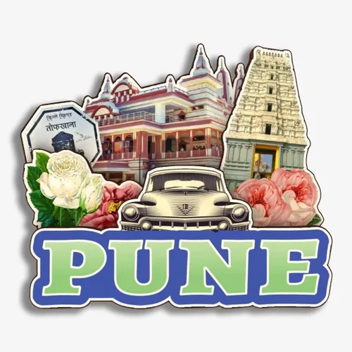 Miniatura 18 de Jaipur India - Imán de nevera de madera 3D de madera hecha a mano para viajes, recuerdos de la ciudad, imán para nevera, decoración del hogar