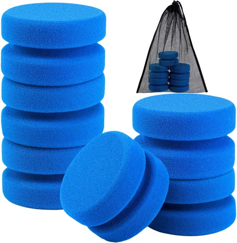 Aodaer Paquete de 6 aplicadores de esponja aplicador de esponja de pintura azul esponja para detalles de pintura utilizada para manualidades o