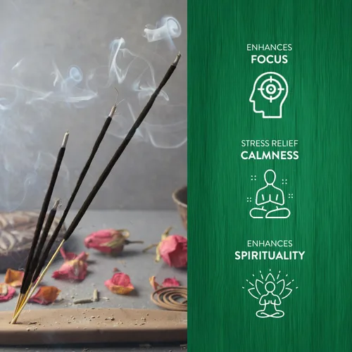 Miniatura 5 de Hem Varitas de incienso de coco (120 varillas, 6 cajas en el interior), 9 pulgadas de largo, 0.71 onzas por caja, perfectas para meditación