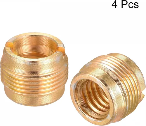 Miniatura 3 de uxcell Adaptador de soporte de micrófono – 3/8 pulgadas hembra a 5/8 pulgadas macho adaptador de tornillo convertidor de 0.47 pulgadas