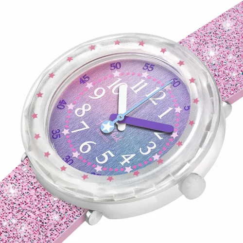 Miniatura 3 de Flik Flak PEARLAXUS Reloj unisex para niños (Modelo ZFCSP107), rosa