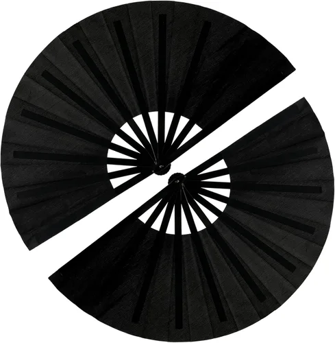 Miniatura 27 de Ventilador grande de 13 pulgadas para baile de línea, abanicos de mano para mujer, plegables, botas en el suelo, portátil para exteriores, boda
