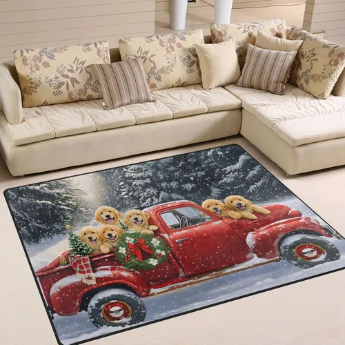 Miniatura 20 de ALAZA Retro Union Jack - Alfombra antideslizante de 4 x 5 pies 3 pulgadas y 3 pulgadas para sala de estar, comedor, dormitorio, cocina, pasillo