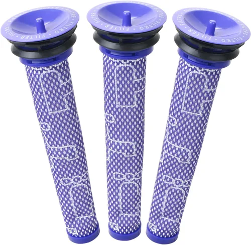 Paquete de 3 repuestos para aspiradoras inalámbricas DC58 DC59 V6 V7 V8, filtros lavables de repuesto para la parte 965661-01