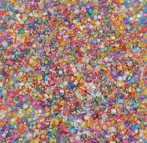 Miniatura 10 de Sentovac Gránulos comestibles de mezcla de unicornio para decorar Gránulos comestibles para cupcakes para tartas, 1 botella de 3.35 onzas / 3.35