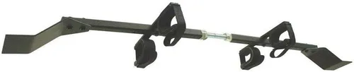 Great Day CL1500 estante superior para armas tácticas, 48-54 pulgadas (Center-Lok para camioneta), negro, doble