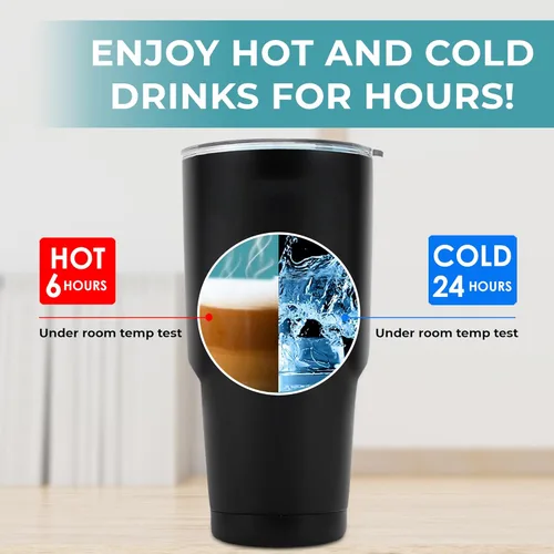 Miniatura 4 de Vaso con la bandera estadounidense de 30 onzas, taza de viaje patriótica para hombres, la mejor taza de café patriótica para él, regalos únicos