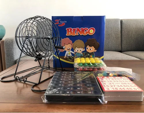 Miniatura 6 de Yuanhe Soporte para bolas de bingo - Bolas de bingo de 7/8 pulgadas, bandeja de tablero maestro, fiestas y noches de juego