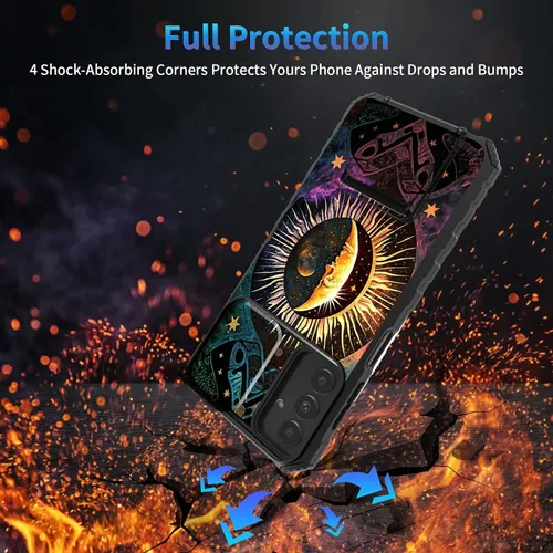 Miniatura 339 de Funda para Samsung Galaxy S22 Ultra 5G, Galaxy S22 Ultra con cubierta de cámara deslizante, funda resistente de doble capa con función atril Black