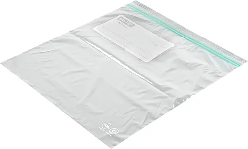 Miniatura 11 de Restaurantware Bag Tek - Bolsas de almacenamiento con cremallera de 1 galón, 25 bolsas desechables con cremallera, bolsas de plástico transparente a