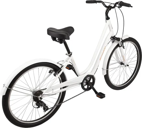 Miniatura 2 de Schwinn Regioneer - Bicicleta híbrida de confort para adultos, ruedas de 26 pulgadas, 7 velocidades, marco de acero, frenos lineales de aleación