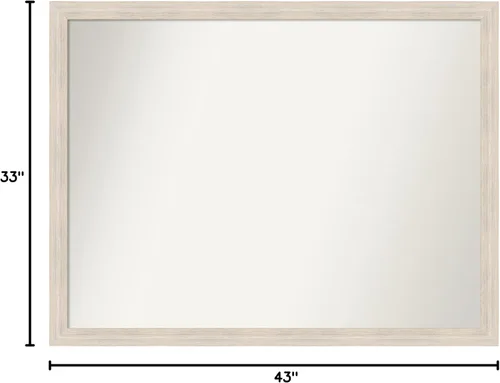 Miniatura 981 de Amanti Art Espejo personalizado, espejo estrecho de baño de oro blanco, espejo de pared o espejo de tocador de baño sobre el fregadero