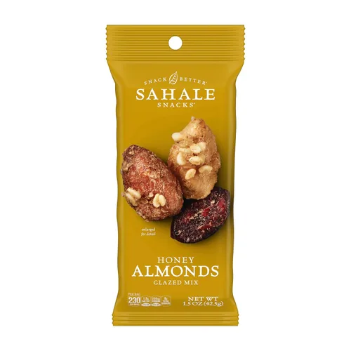 Miniatura 17 de Sahale Snacks - Mezcla glaseada de pacanas al ron y bananas, 4 onzas (paquete de 6)