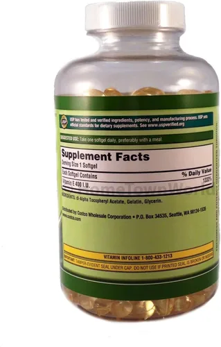 Miniatura 2 de Vitamina E 400 Iu 500 cápsulas blandas apoya el sistema inmunológico saludable