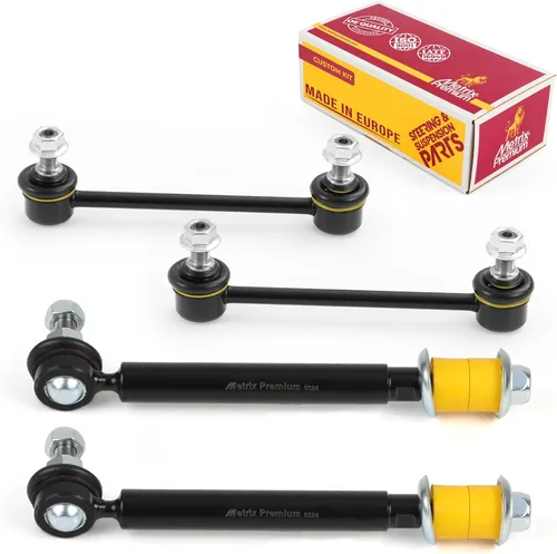 Miniatura 25 de Metrix Premium Piezas de Chasis - Kit de 4 Piezas de Enlace de Barra Estabilizadora Delantera y Trasera Compatible con Mercury Mariner 2009-2011