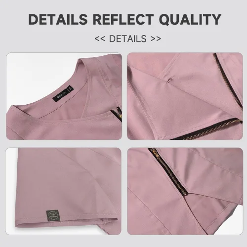 Miniatura 3 de niaahinn Scrub for Women Medical Scrub Sets - Conjunto de uniforme de lactancia y pantalones deportivos, traje dental