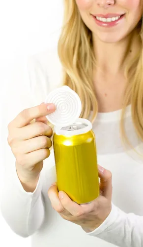 Miniatura 6 de Smarter-Seal, Paquete de 2, reutilizables, sin BPA, tapas para latas de estallidos o bebidas, tapas, protectores, para refrescos, seltzer, cerveza