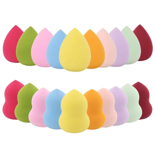 Miniatura 8 de BTYMS 10 piezas de esponja de maquillaje licuadoras esponjas de belleza en forma de huevo esponja de mezcla aplicador de base esponjas cosméticas 10