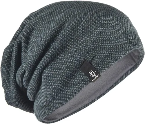 Miniatura 96 de FORBUSITE Gorro de punto largo holgado para hombre para verano e invierno, de gran