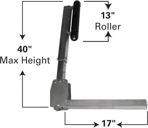 Miniatura 10 de Par de guías con rodamientos para remolque de Extreme Max, deluxe, ajustable