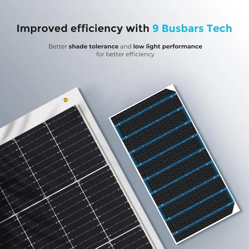 Miniatura 5 de Renogy - Panel solar flexible de 100 vatios, 12 voltios, monocristalino, semi-flexible, plegable, mono, cargador fuera de la red para superficies