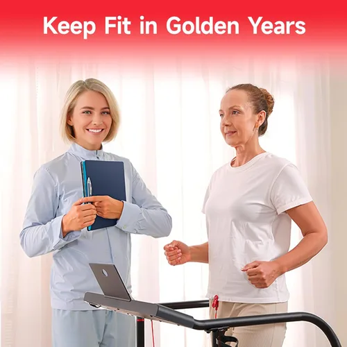 Miniatura 7 de Yesoul Walking Treadmill for Seniors with Long Handrails – 4 Major Safety Protections, Emergency Stop Button, Treadmill for Home 300 lbs Capacity