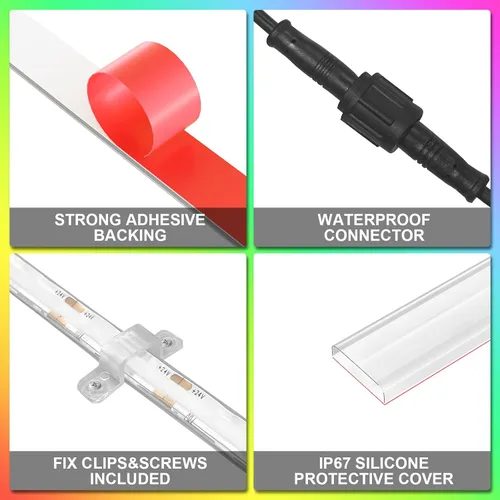 Miniatura 7 de Tira de luces LED COB RGB IC