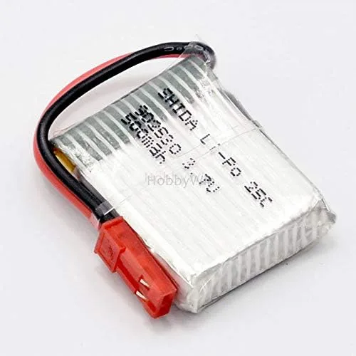 Miniatura 3 de 3.7 V 1S 500 mAh 25C LiPO batería JST enchufe para mini tamaño FPV Drone RC Quadcopter modelo avión