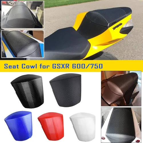 Miniatura 3 de Cubierta para carenado de motocicleta con patrón de carbono para el pasajero trasero, para Suzuki GSXR600 GSXR750 GSXR GSX-R 600 750 2011-2015 2016