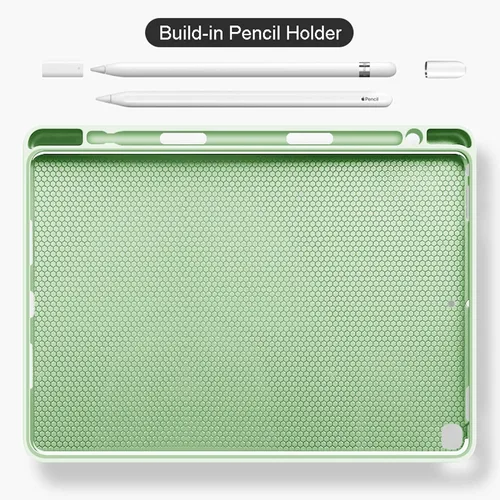 Miniatura 9 de aoub Funda para iPad de 9ª/8ª/7ª Generación de 10.2 pulgadas, Funda con Soporte Folio Desmontable Cubierta de Teclado Inalámbrico Bluetooth Funda