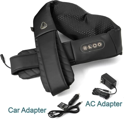 Miniatura 7 de InvoSpa Masajeador Shiatsu con Calor - Almohada Masajeadora de Amasamiento de Tejido Profundo para Cuello, Hombros y Espalda - Masaje Eléctrico