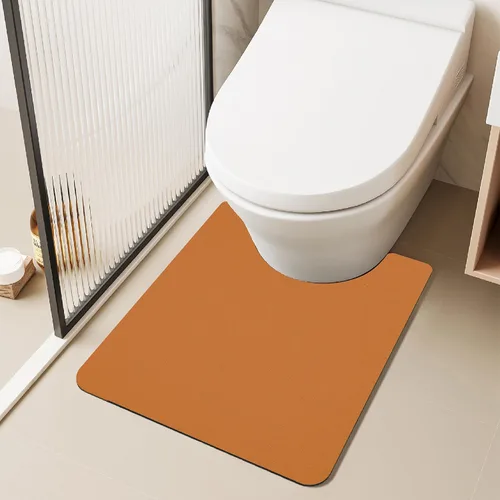 Miniatura 24 de TYUU Tapete de Baño de Halloween, Alfombra de Baño de Halloween Delgada Antideslizante de Secado Rápido Tapete de Baño de Murciélago que Cabe Debajo
