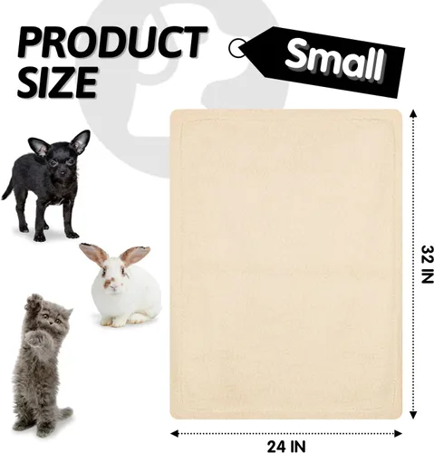 Miniatura 6 de furrybaby Manta Suave Premium para Perros Pequeños, Cachorros y Gatos, Lavable, Forro Polar Sherpa de 24 x 32 Pulgadas, Manta para Mascotas