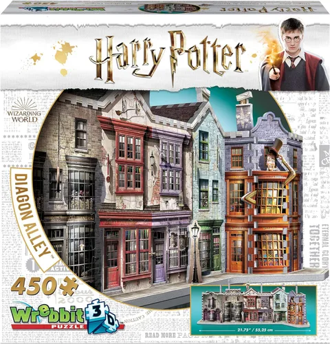 Miniatura 12 de Wrebbit3D Harry Potter - Rompecabezas 3D modelo de Hogwarts Express 460 piezas de rompecabezas Construye el icónico tren y viaje a través