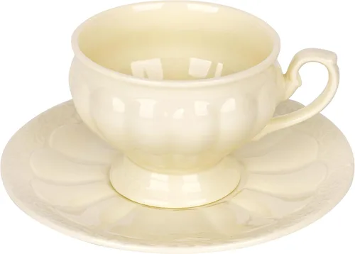 Miniatura 8 de Juego de taza de café y platillo de cerámica, cerámica hecha a mano de 10 onzas con patrón de nube blanca, pequeña taza de regalo para expreso, Azul