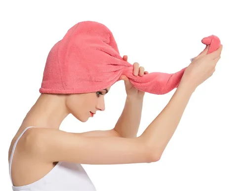 Miniatura 5 de HOPESHINE Toalla de ducha suave para mujer, turbante, toalla de secado para la cabeza, gran regalo para mujeres