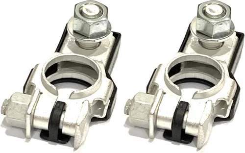 EDS Terminal de batería positivo 243407F003 / 24340-7F003 con tuerca para Maxima Murano Quest Rogue Sentra QX56 QX50 QX60 M35 JX35, etc. (paquete de