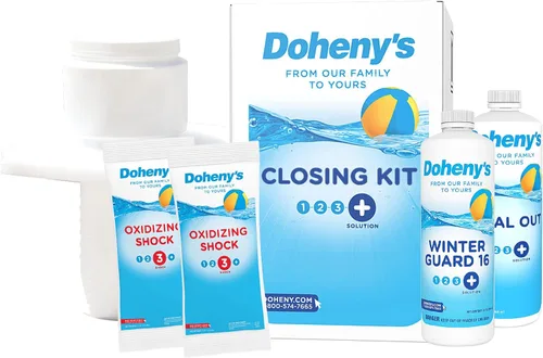 Miniatura 7 de Kit de cierre de piscina definitivo de Doheny’s, productos químicos de mantenimiento para piscinas sobre el suelo y al nivel del suelo, incluye