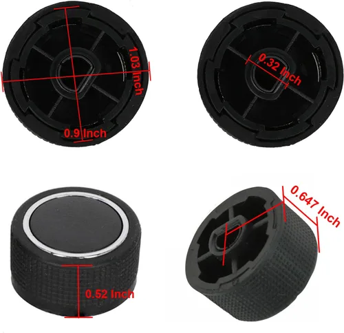 Miniatura 2 de Perilla de control de volumen de radio trasera, sintonizador, kit de repuesto de alta calidad, tapa de cubierta de botón para Chevy Chevrolet