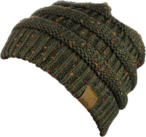Miniatura 486 de C.C Trendy Warm Chunky Soft Stretch Cable Knit Beanie