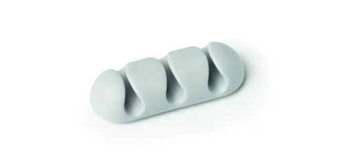 Miniatura 10 de Durable Cavoline - Clips para cables de gestión de cables, paquete de 6 clips autoadhesivos de grafito para 1 cable, perfectos para una gestión